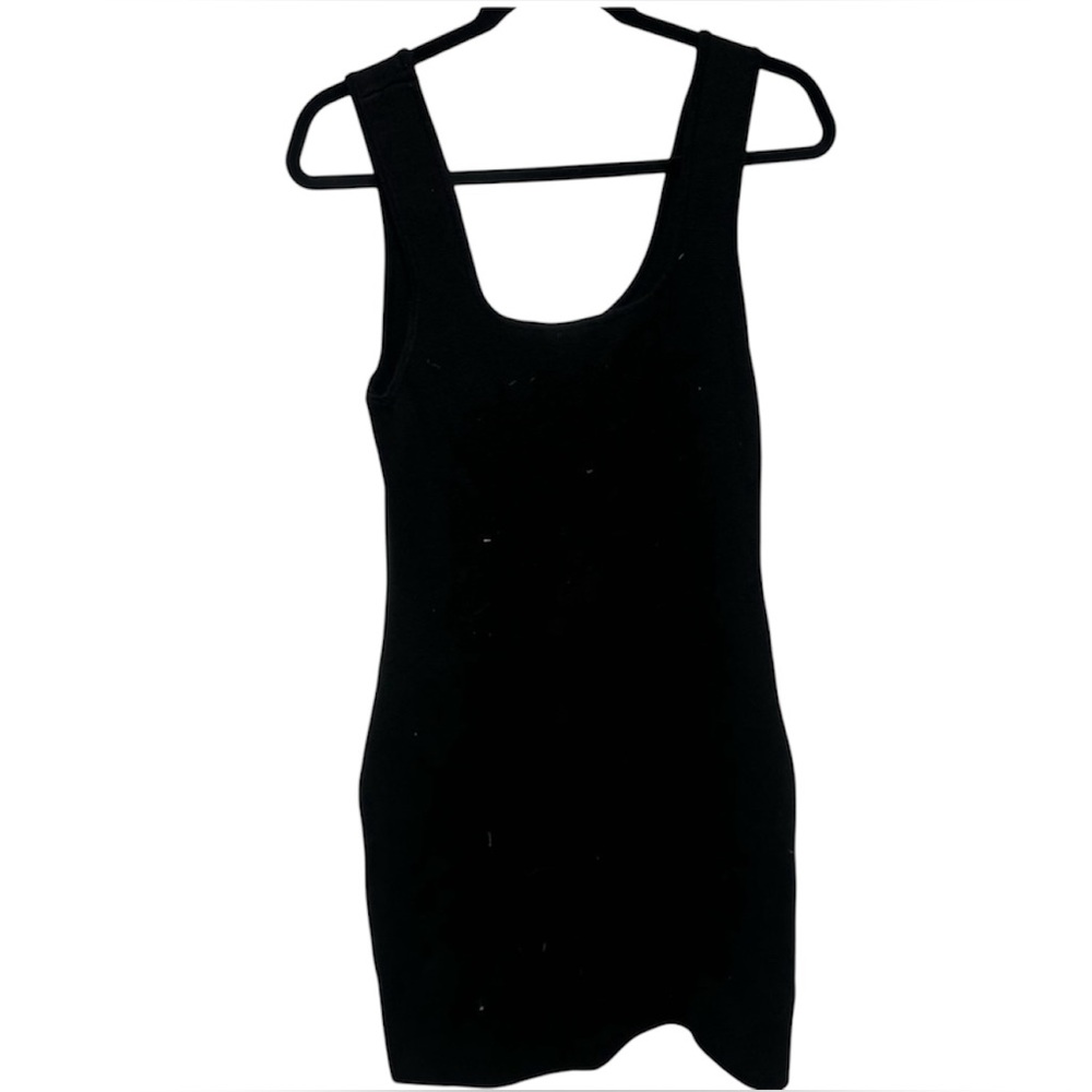 Black bodycon mini dress‎ size large